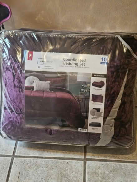 Photo of free Purple Velvet Bedding set (Camelot Park) #1