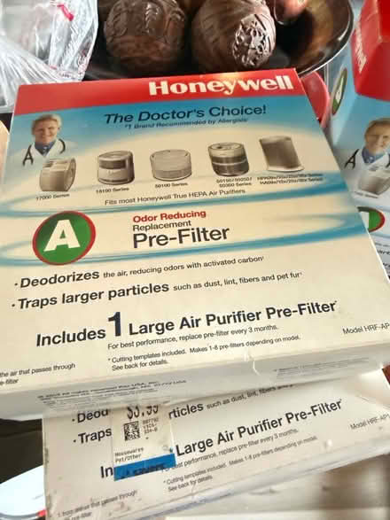 Photo of free Honeywell A Air Purifier Pre-Filter (West San Jose 95128) #1