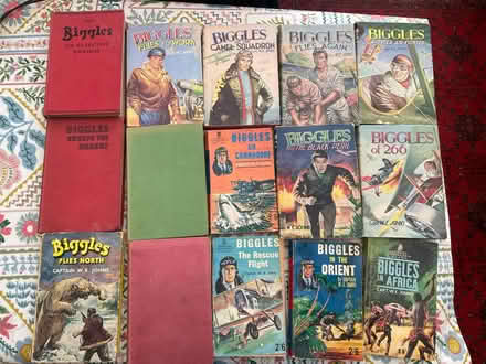 Photo of free 15 Biggles books, 1960s gen good condition (Norbiton KT2) #1