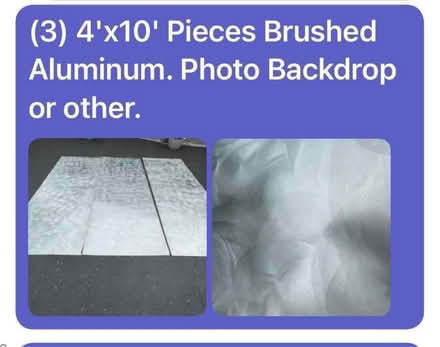 Photo of free Brushed Aluminum (Wilmette) #1