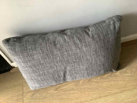 Photo of free 4 x grey cushions (Chorley SK9) #1