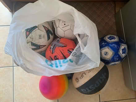 Photo of free Sack Of Footballs (Shevington Vale WN6) #1