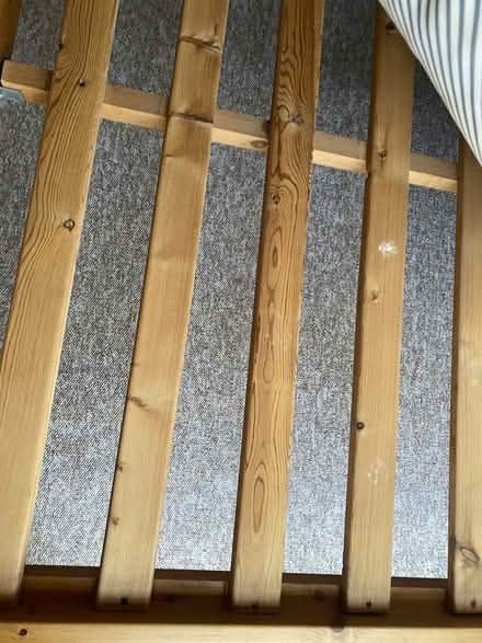 Photo of free Pine Double Bed and Mattress (Kidlington OX5) #1