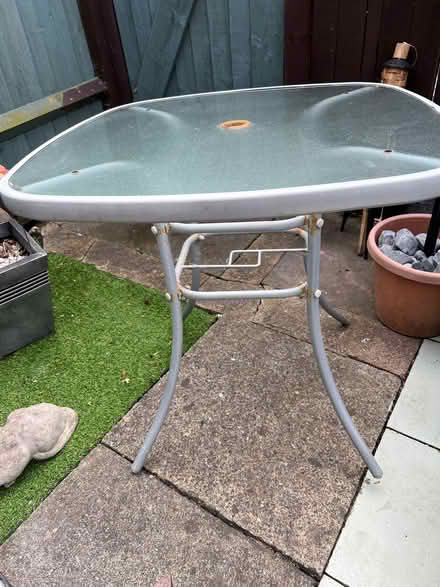 Photo of free Small glass to garden table (Chiswick W4) #2