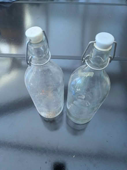 Photo of free 2 Large Swing Top Glass Bottles (Dover CT15) #1