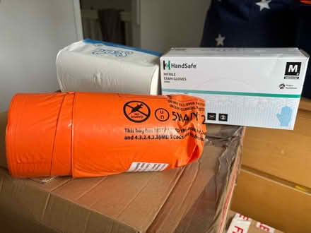 Photo of free Paper towels, medical bin bags, medical gloves (Woodhouse S13) #1