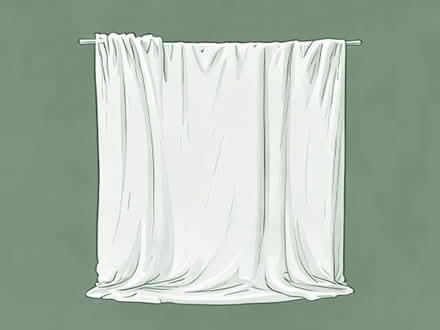 Photo of off white curtain lining material for craft event at topsham (Topsham EX3) #1