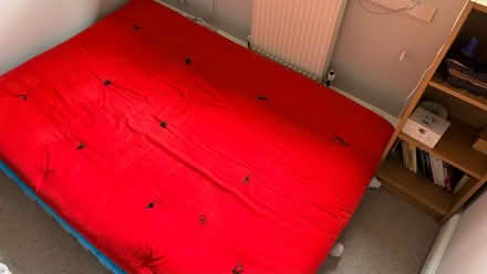 Photo of free Futon base in pine with three double mattresses (Kew TW9) #4