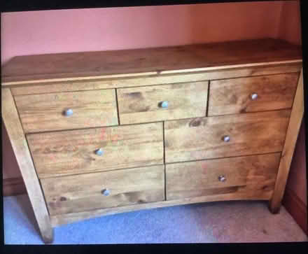 Photo of Wooden chest of drawers (Norwich) #1