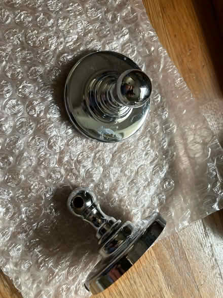 Photo of free Chrome bathroom towel rail holders (Weston Park BA1) #1