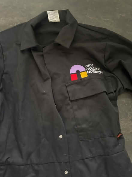 Photo of free Black overalls boiler suit size small (Catton NR6) #2
