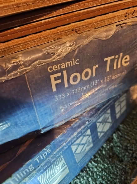 Photo of free Beige Floor Tiles (Loughborough LE11) #2