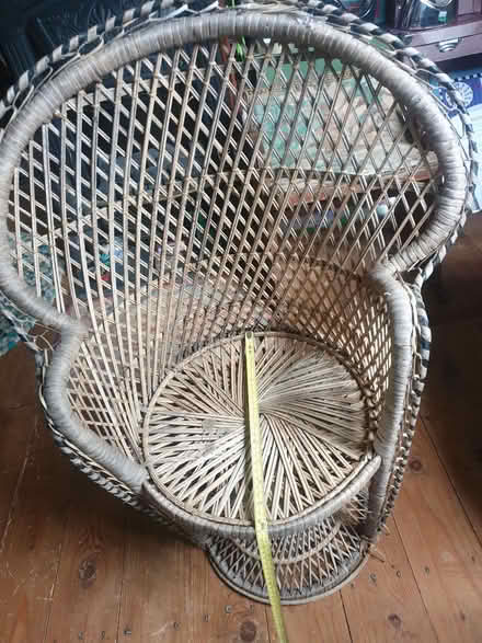 Photo of free Small Wicker Chair - Décor Only (Breadsall DE21) #2