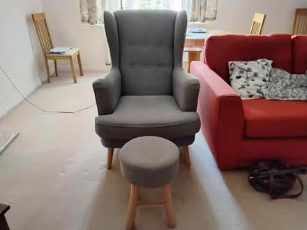 Photo of free Armchair and footstool (Redhill centre) #1