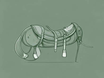 Photo of Old horse saddle (Amersham Common HP6) #1