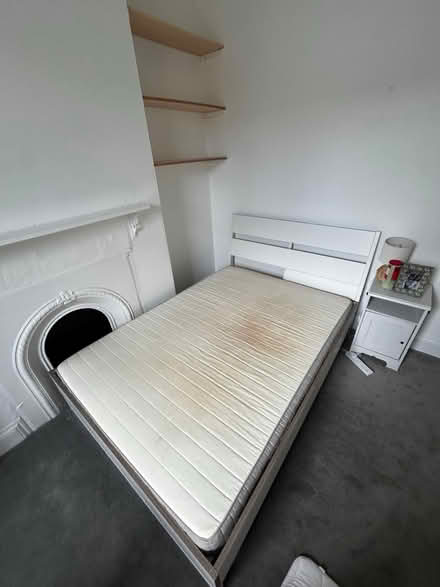 Photo of free Double Bed and mattress topper (Ranelagh) #3