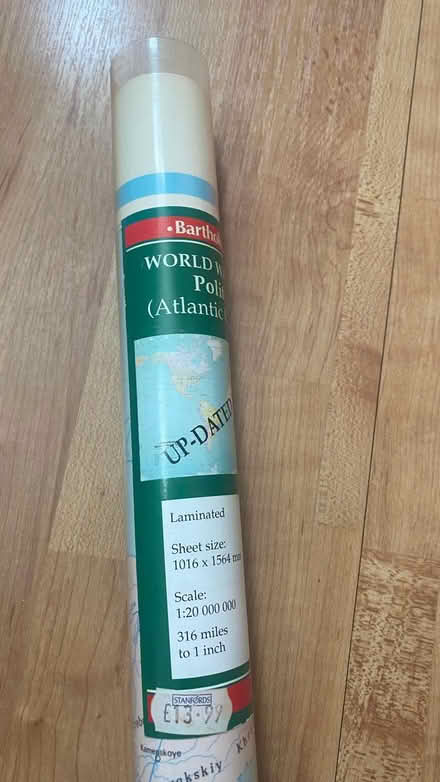 Photo of free World map old (TW11 Teddington) #3