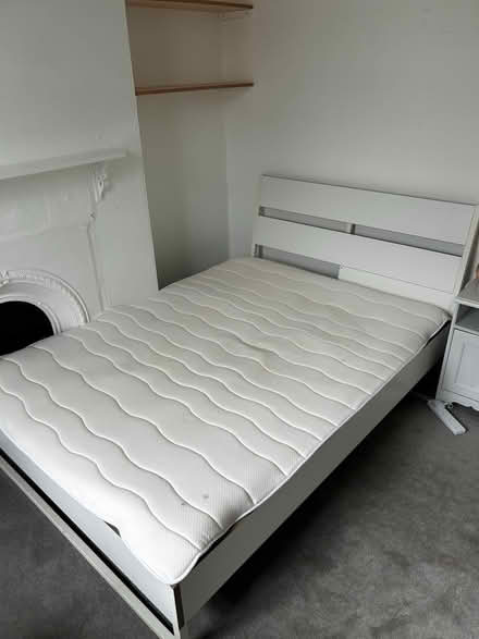 Photo of free Double Bed and mattress topper (Ranelagh) #1