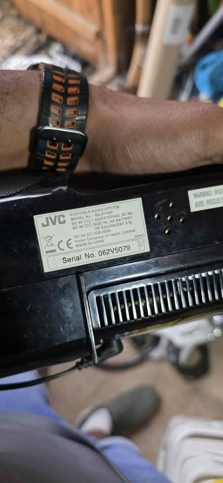 Photo of free JVC Portable audio system (Slough SL13RP) #4