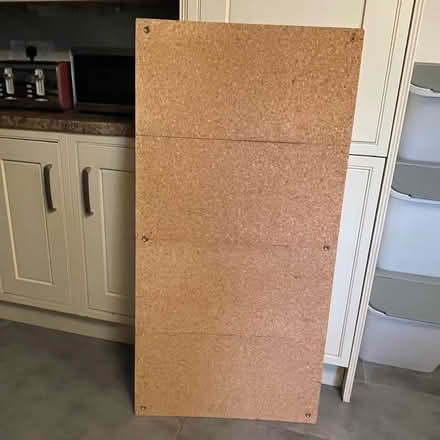 Photo of free Large ply-backed cork board for wall mounting (Birch Vale SK22) #1