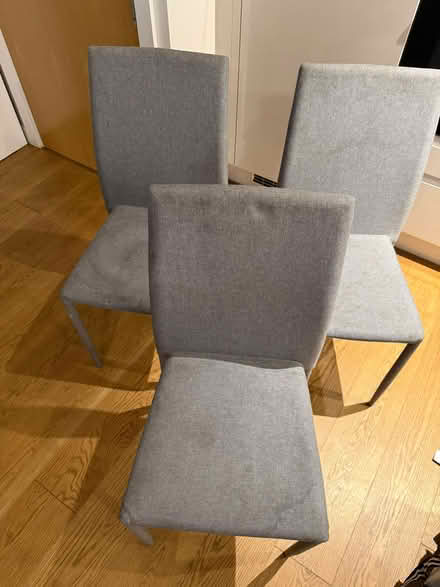 Photo of free 3 dining table chairs (Colindale Gardens NW9 4DQ) #1