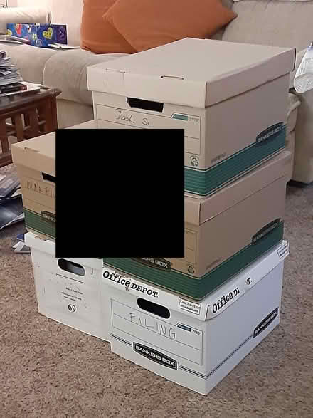 Photo of free Bankers boxes (East Side - near Southpoint) #1