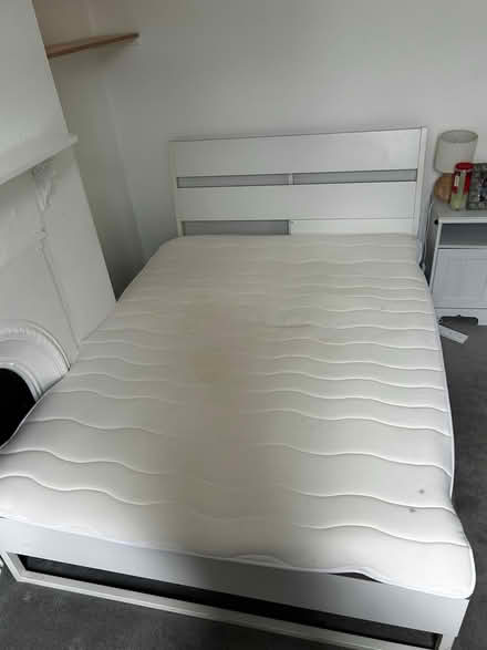 Photo of free Double Bed and mattress topper (Ranelagh) #2