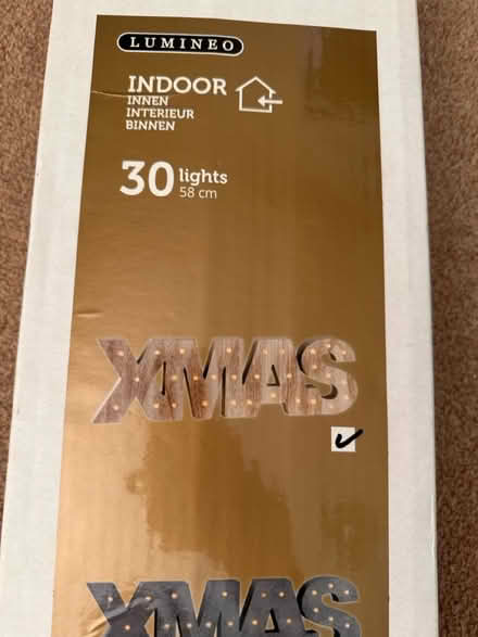 Photo of free Wooden XMAS decorative sign (RG30, Reading West) #2