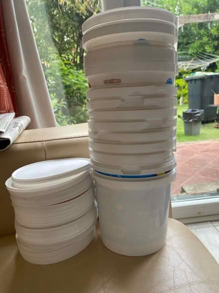 Photo of free 1kg Peanut butter plastic tubs (Bedford MK40) #1