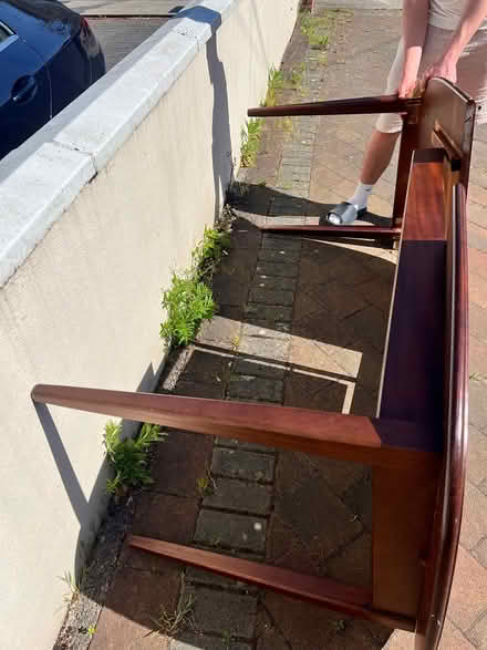 Photo of free mahogany dining table (Goatstown/Dundrum) #2