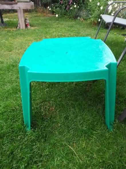 Photo of Kids plastic table any colour (Killamarsh S21) #1