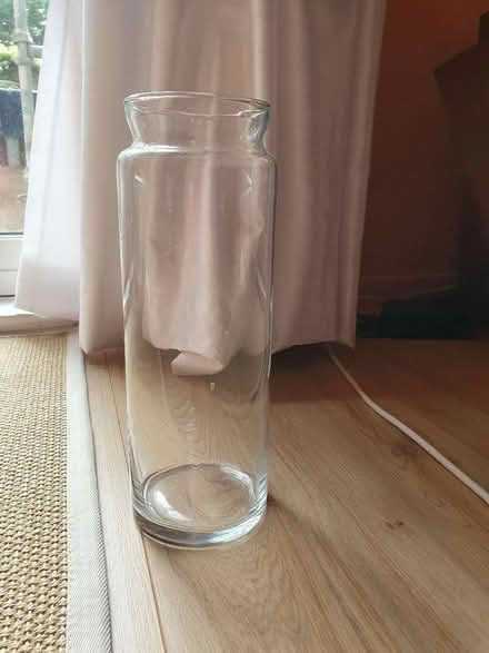 Photo of free Large glass jar, once held an orchid (Lauriston EH3) #1