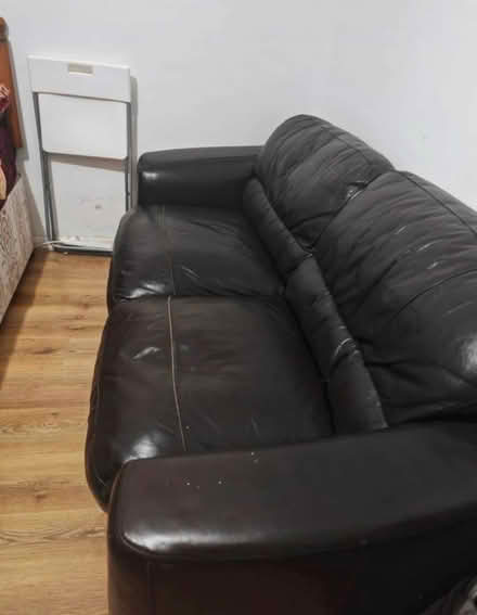 Photo of free Two 2 seater leather sofa (RM1) #4