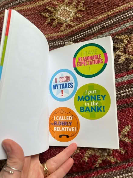 Photo of free I adulted sticker book (Levenshulme M19) #2