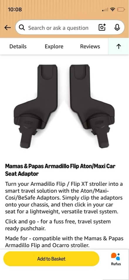 Photo of Car seat adapters (Hertfordshire CM23) #1