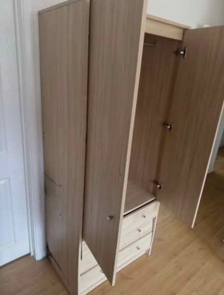 Photo of free Double door wardrobe with mirror (CB4) #1