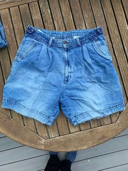 Photo of free Jean shorts-old,worn (48103 near Dicken school) #2