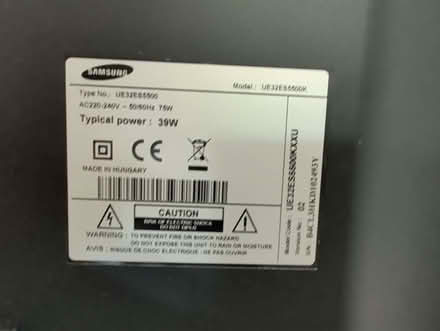 Photo of free Samsung 32" TV (Codicote SG4) #4