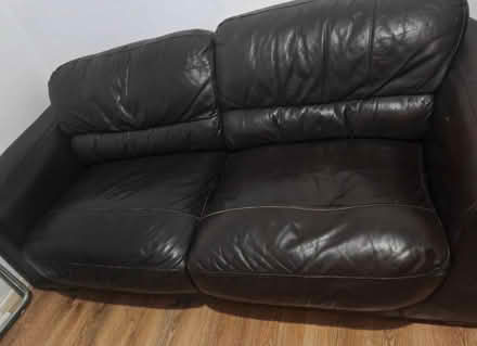 Photo of free Two 2 seater leather sofa (RM1) #1