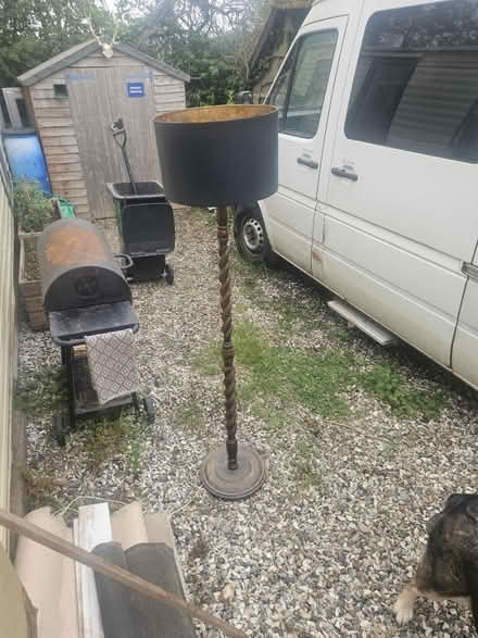 Photo of free Tall barley twist lamp (Henwick) #1