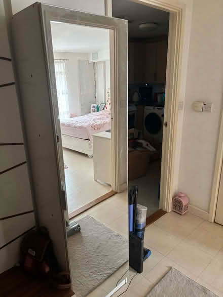Photo of free Freestanding shoe rack with mirror (North Road N7) #2