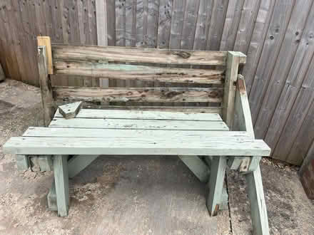 Photo of free Wooden bench (Yeovil) #1