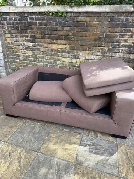 Photo of free Linen Double seat sofa (CR0) #2