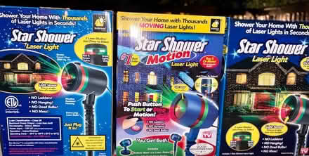 Photo of free 3 Holiday Star Shower Laser Lights (Mill Valley, CA 94941) #1