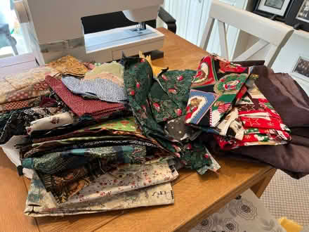 Photo of free Large bag craft fabric pieces (Farington PR25) #1
