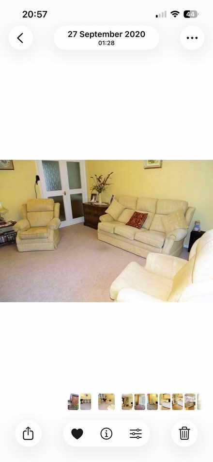 Photo of free 3 piece sofa suite - happy to split (Penwortham PR1) #1