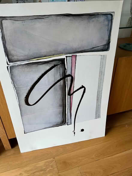 Photo of free 4 large 1980s Art Posters Dutch artist Carla Raadsveld (Ballyfinaghy BT10) #3