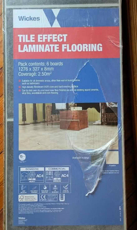 Photo of free 18m2 Slate effect laminate flooring (Woodham Ferrers CM3) #1