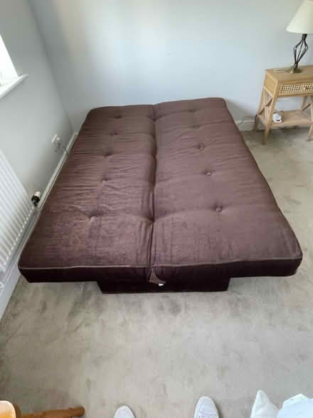 Photo of free ‘Click clack’ Sofa Bed (Bishops Stortford CM23 4FN) #1