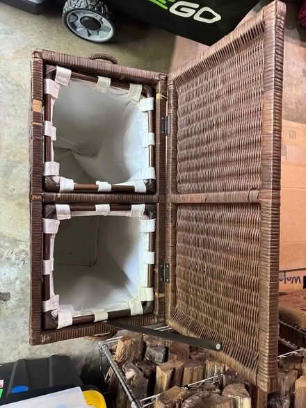 Photo of free Hamper - Brown Wicker (Kent near Sibley Hospital) #2